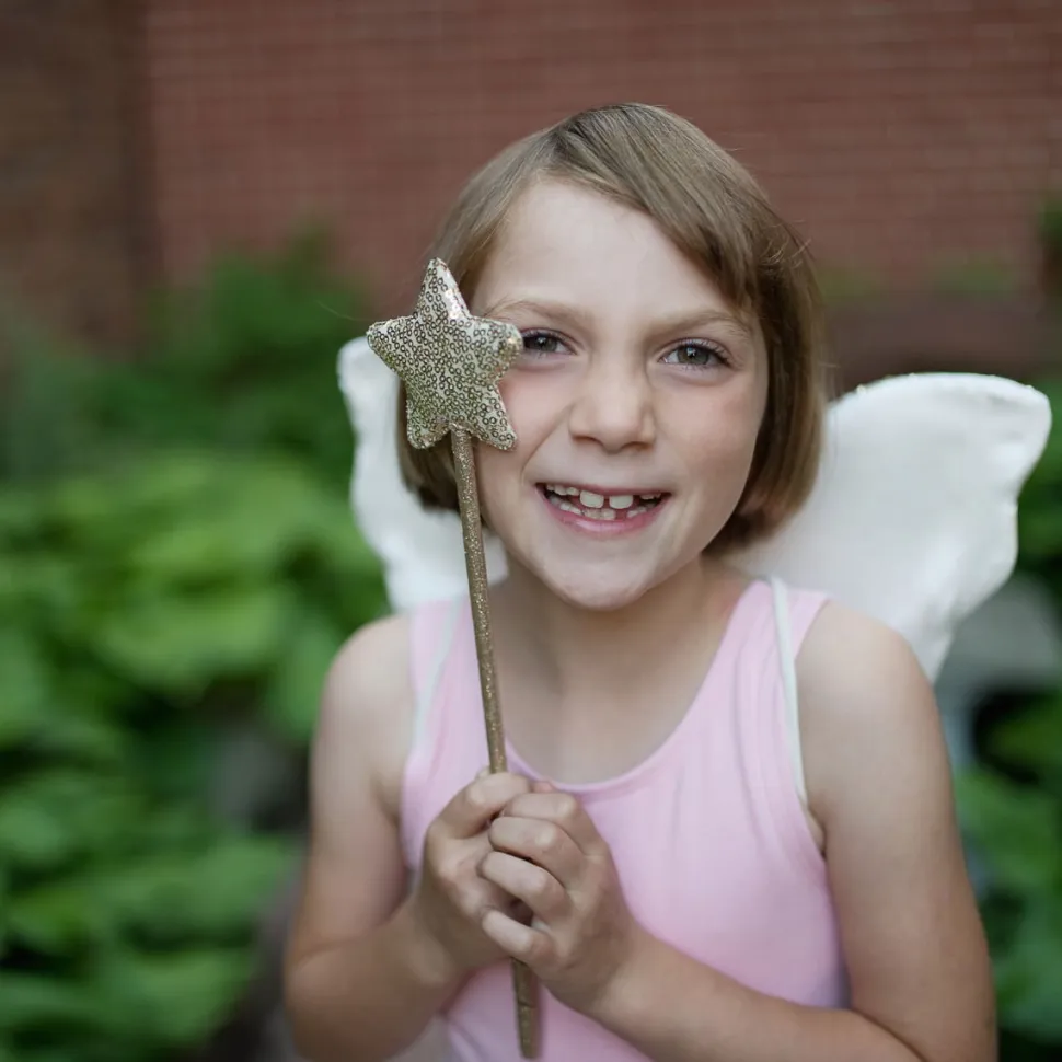 Skort & Vinger - Guldpailletter, Str. 3-6 Ar