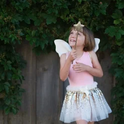 Skort & Vinger - Guldpailletter, Str. 3-6 Ar