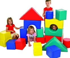 Skumklodser - Saet D 18 Blokke.