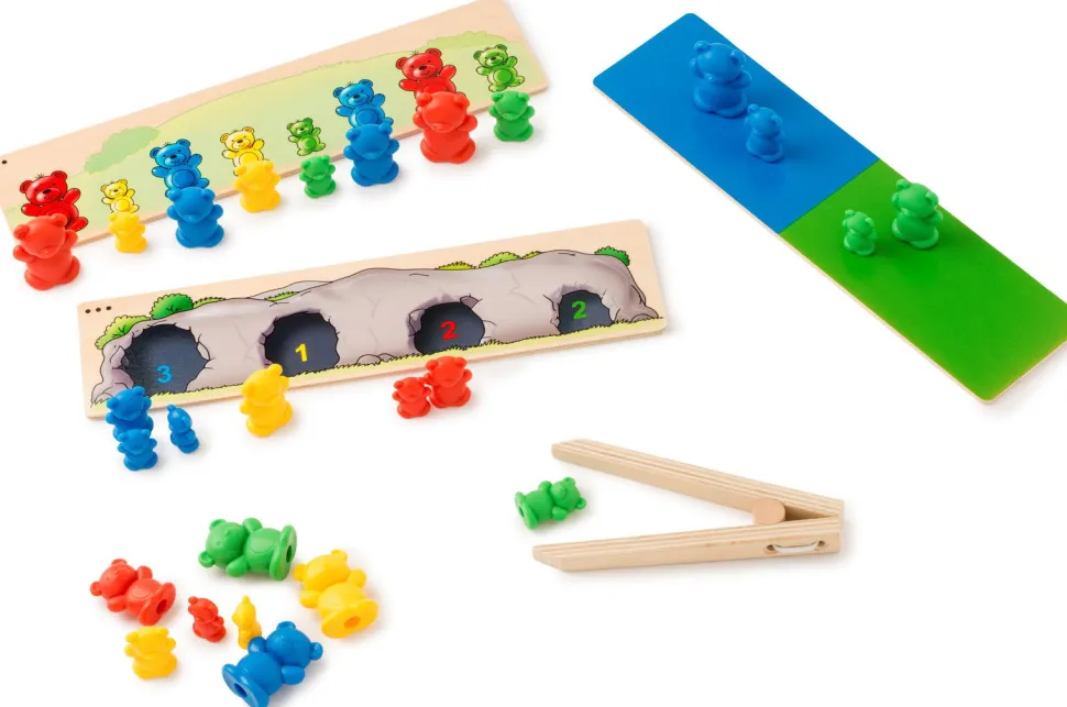 Sorter Bjornene - Lær Om Farve Og Storrelse