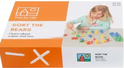 Sorter Bjornene - Lær Om Farve Og Storrelse