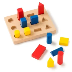 Sorter Figurerne - Lær Om Farve Og Storrelse