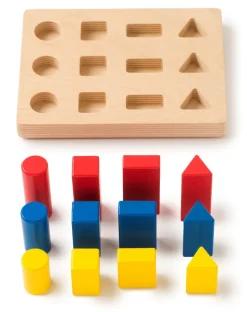 Sorter Figurerne - Lær Om Farve Og Storrelse