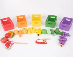 Sorter I Kasser - Grontsager Og Frugter