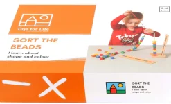 Sorter Perlerne - Lær Om Form Og Farve