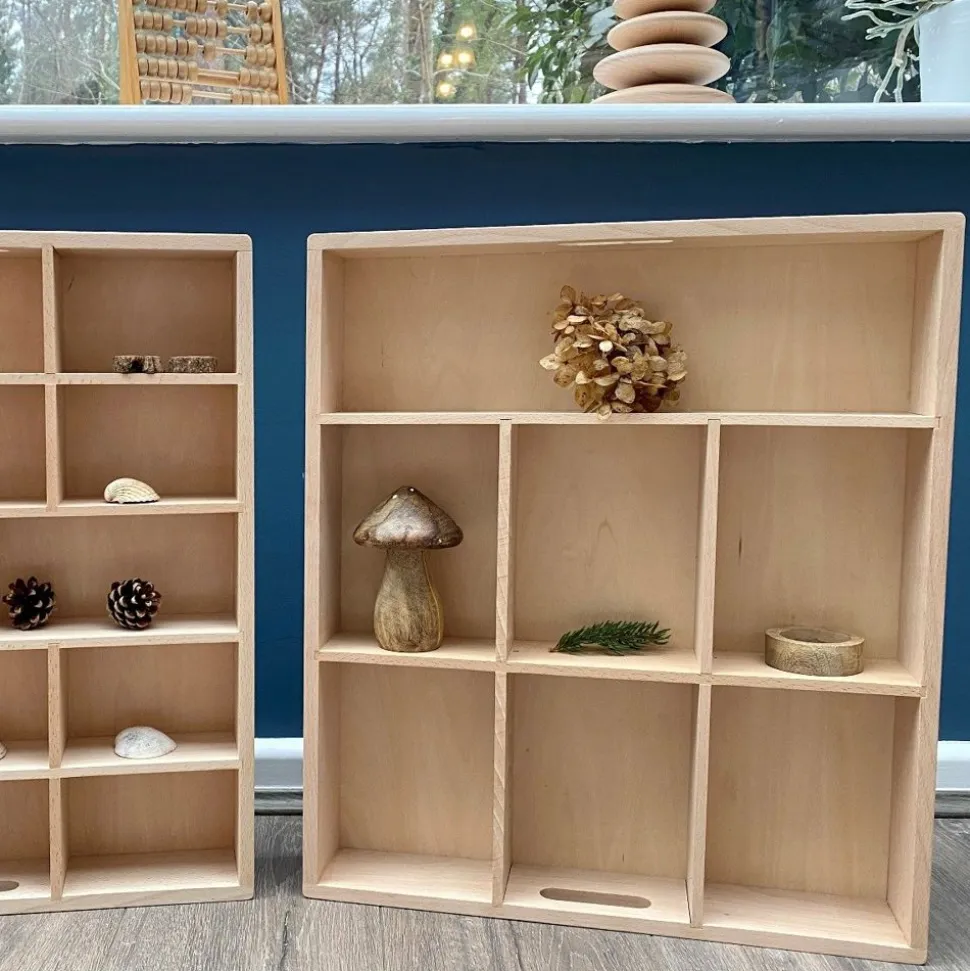 Sorteringsbakke Af Trae, 7 Rum