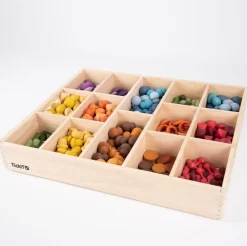 Sorteringsbakke Af Trae, 14 Rum