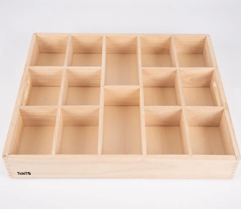 Sorteringsbakke Af Trae, 14 Rum