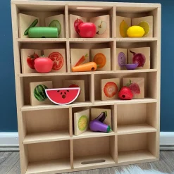 Sorteringsbakke Af Trae, 14 Rum