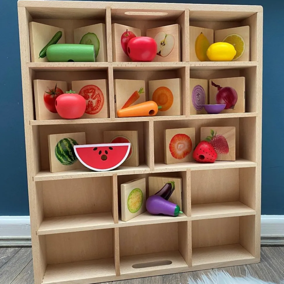 Sorteringsbakke Af Trae, 14 Rum