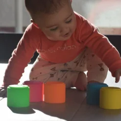 Stablekopper I Silikone - Neon, 6 Stk