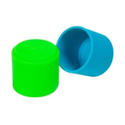 Stablekopper I Silikone - Neon, 6 Stk