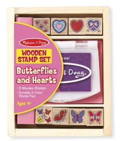 Stempelsaet Sommerfugle & Hjerter