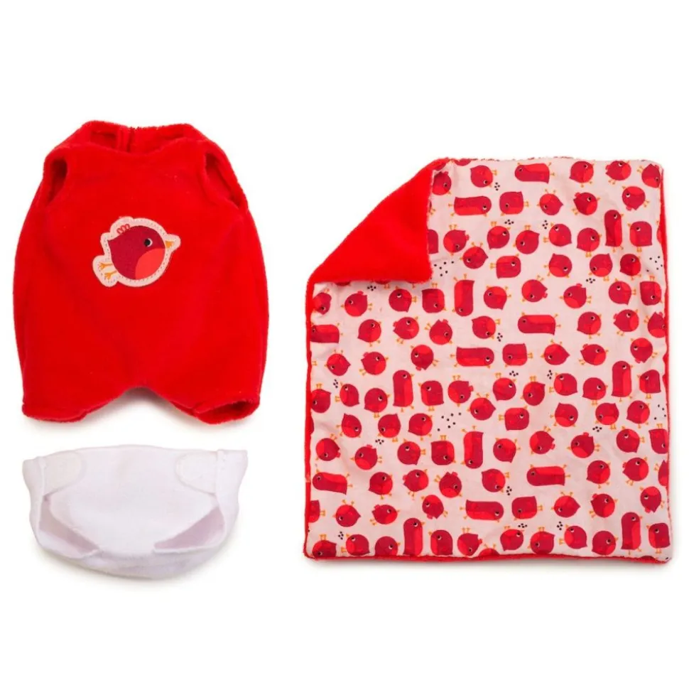 Stofdukke Med Lift, 22 Cm. - Agathe