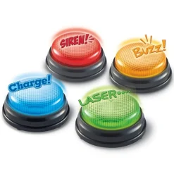 Svarknap M. Lys Og Lyd, 4 Stk