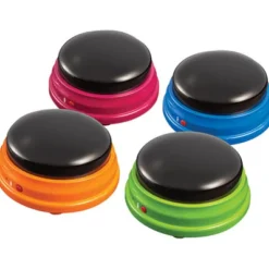 Svarknapper Med Optagerfunktion, 4 Stk