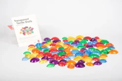 Taktilskaller - Transparente, 108 Stk