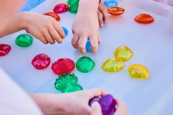 Taktilskaller - Transparente, 108 Stk