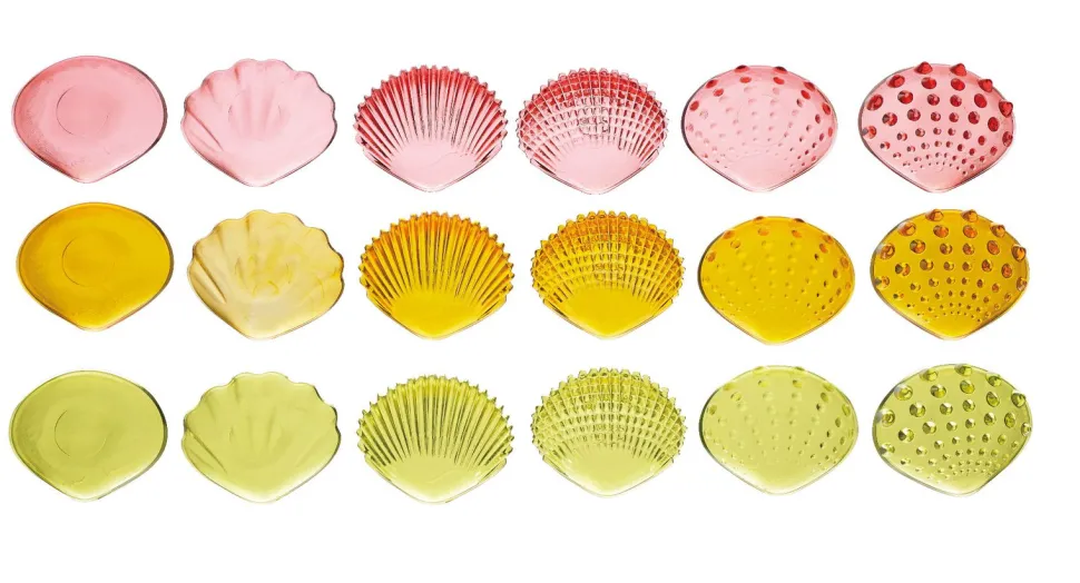 Taktilskaller - Transparente, 108 Stk