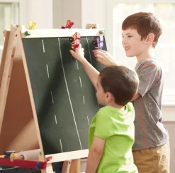 Tegnestaffeli 2-Sidet - Tavle, Whiteboard & Papir