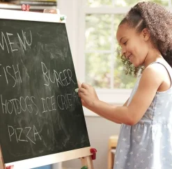 Tegnestaffeli 2-Sidet - Tavle, Whiteboard & Papir