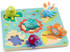 Traepuslespil - Skildpadde & Venner