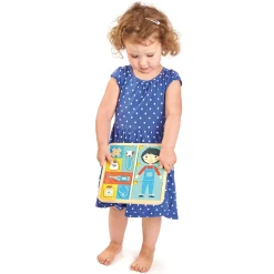 Traepuslespil M. 12 Brikker - Hvor Gor Det Ondt?