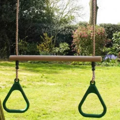 Trapez I Trae Med Plastringe - Gron