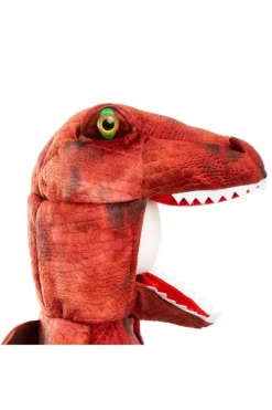 T-Rex Kappe Med Klor - Rod, Str. 4-6 Ar