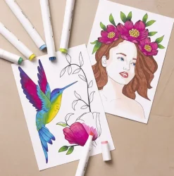 Tuschblok A3 / 120 Gr. - Hvid, 30 Ark