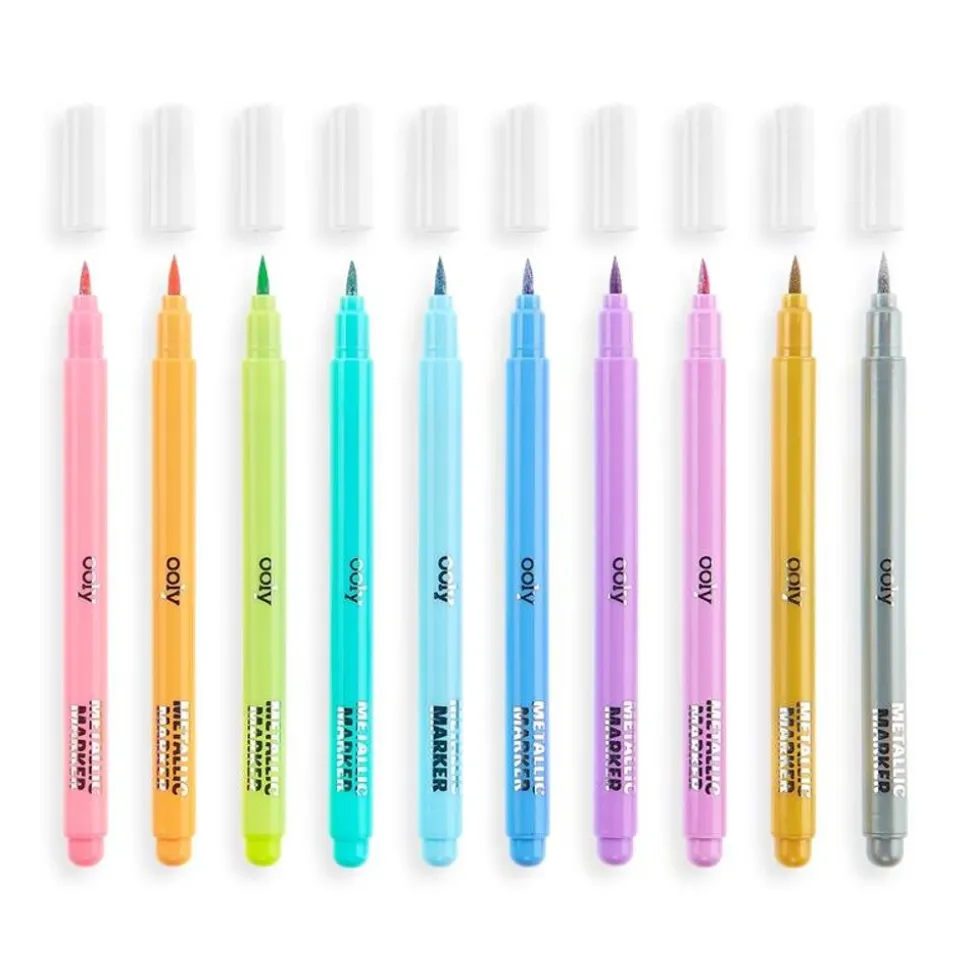 Tuschpenne - Metallic, 10 Stk