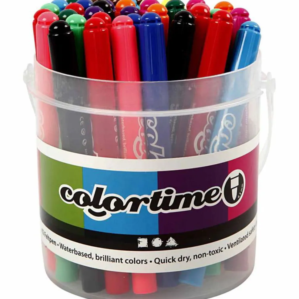 Tusser - Basisfarver, 42 Stk