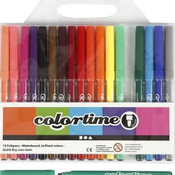 Tusser - Basisfarver, 18 Stk