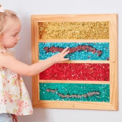 Vaegpanel M. Pailletter - Striber, 1 Stk