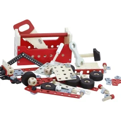 Vaerktojskasse Af Trae, 72 Dele