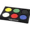 Vandfarver O4,4 Cm - Basisfarver, 6 Stk