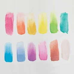 Vandfarver, Perlemor 12 Stk. + Akvarelblok