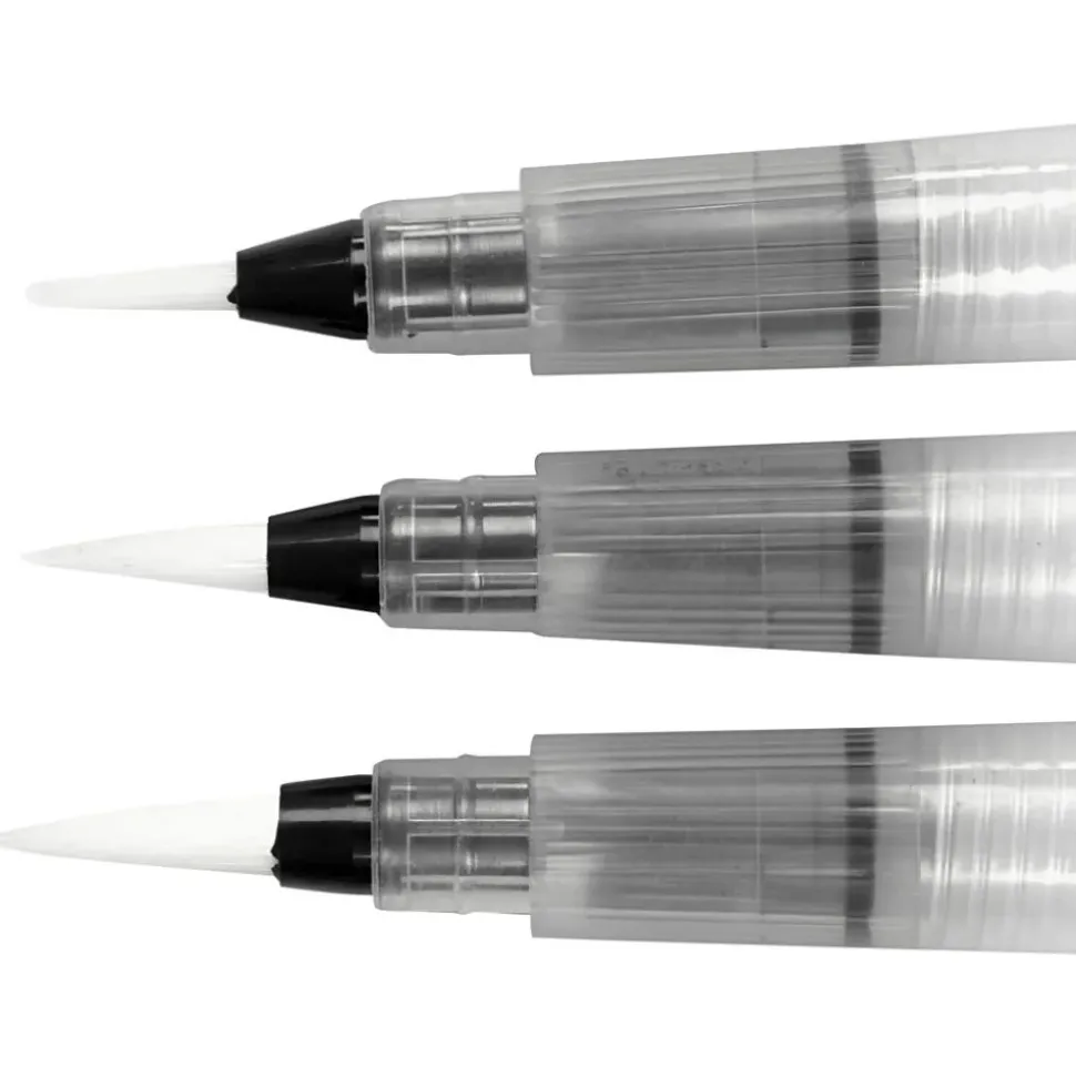 Vandpensler - Str. S + M + L, 3 Stk