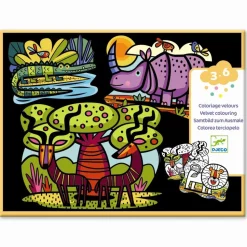 Velourmaling - Savannens Dyr