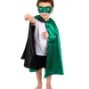 Vendbar Kappe - Gron/Sort Superhelt, Str. 3-7 Ar