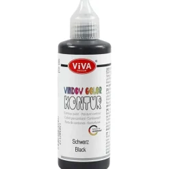 Vinduesmaling - Sort, 90 Ml.