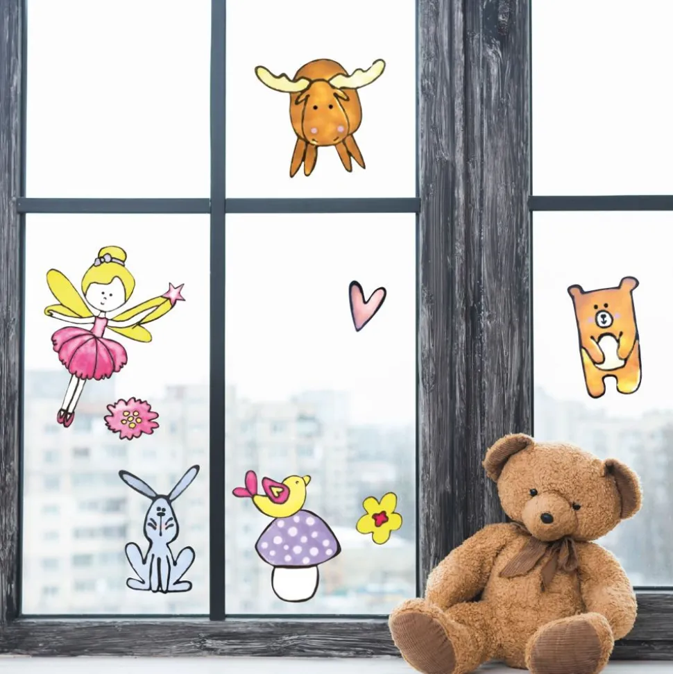 Vinduesmaling, 10 X 90 Ml.