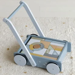 Vogn Med Klodser - Bla