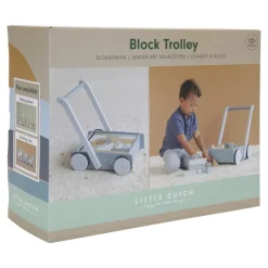 Vogn Med Klodser - Bla
