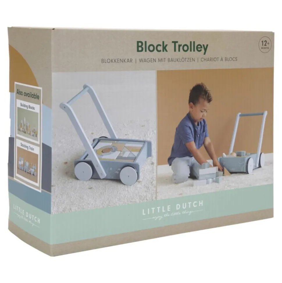 Vogn Med Klodser - Bla