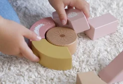 Vogn Med Klodser - Rosa