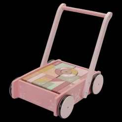 Vogn Med Klodser - Rosa