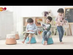 Vuggende Vulkan Stol/Skammel Til Børn