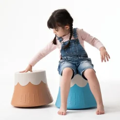 Vuggende Vulkan Stol/Skammel Til Børn